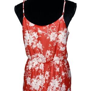 Lush large Floral maxi Dress with adjustable straps -